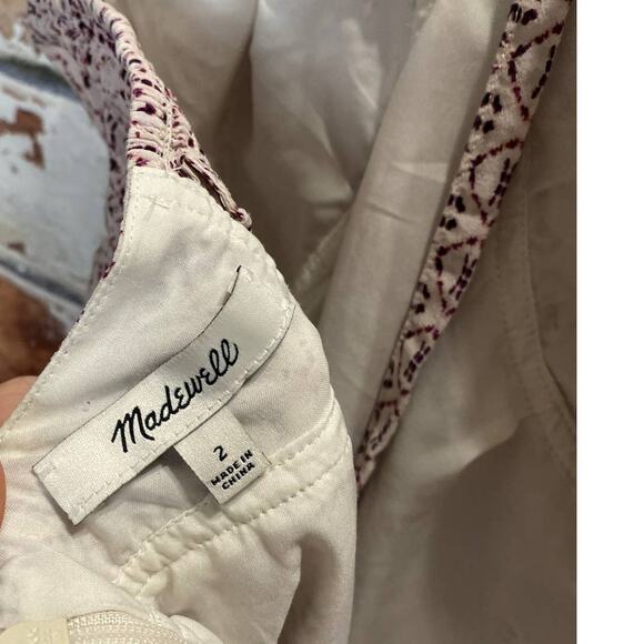 Madewell Pure Silk Geometric Print Halter Dress - Picture 8 of 12